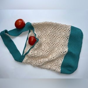 Crochet Reusable Market Bag 100% Cotton